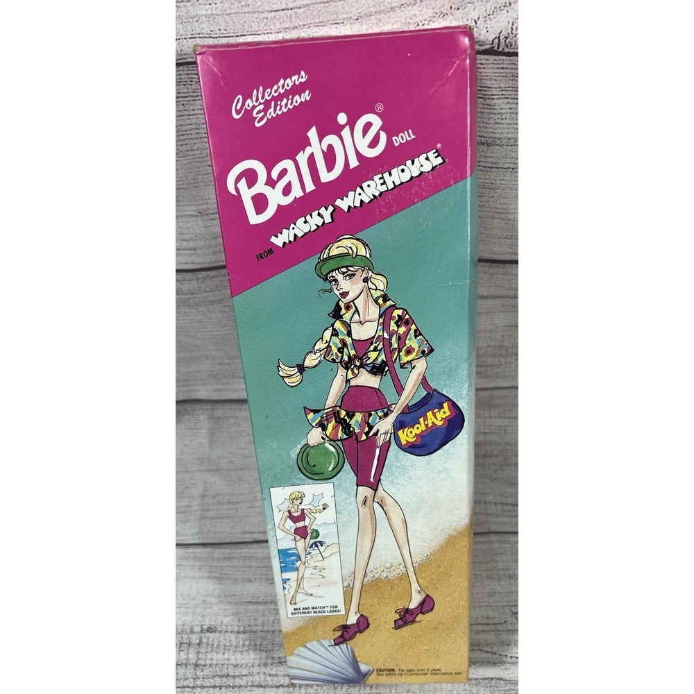 Vintage‎ NIB 1992 Mattel Collectors Edition Barbie Doll From Wacky Warehouse
